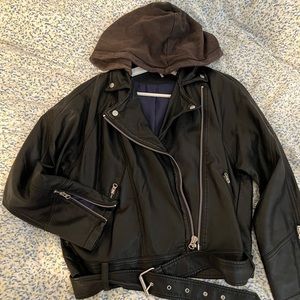 Free People Leather Jacket